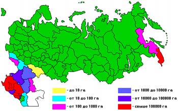 Амброзия на карте России